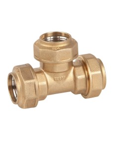 Triple PE20xPE20 Brass PN16 Coupling Adapter