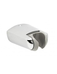 Support de douche ovale chromé pour fixation de robinets