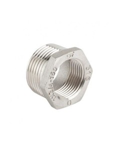 Écrou de réduction hexagonal 2x1,5" inox 316