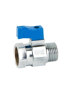 Válvula esfera mini 1/4" hexagonal PN-16 corte