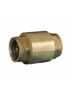 Gas thread brass check valve 1" PN25
