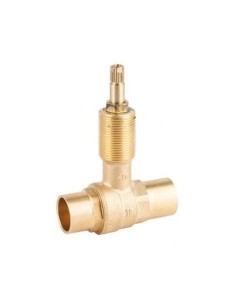 Schweißkugelventil 22 mm einbaubar Messing