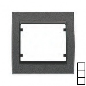 Marco 3 elementos vertical NEGRO ÉBANO COSSO BJC 22103-NEC