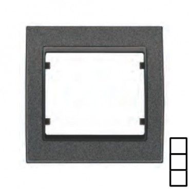 Marco 3 elementos vertical NEGRO ÉBANO COSSO BJC 22103-NEC