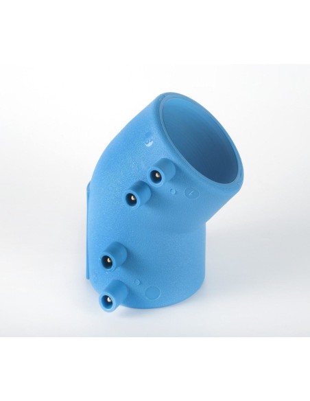 Cotovelo soldável por eletroderretimento PP-R 50 mm 45 graus