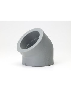 45 Degree Elbow PPR 50 mm Socket Welding Grey