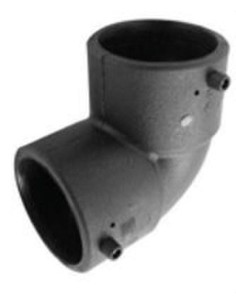 Cotovelo 90 soldável eletro PE100 75 mm SDR11