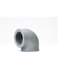 90 Degree Elbow PPR 90 mm Socket Welding Grey