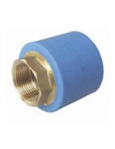 Hexagonal female thread coupling NIRON 63 mm 1.1/2" thermofusion