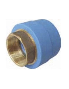 Hexagonal female thread coupling NIRON 75 mm 2.1/2" thermofusion