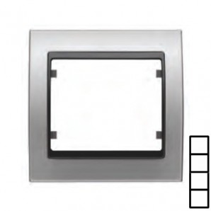 Marco 4 elementos vertical ALUMINIO BJC 22104-AG