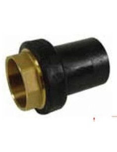 PE100-Adapter 90x3" Messingweiblich