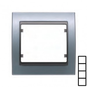 Marco 4 elementos vertical ALUMINIO PRUSIA BJC 22104-AP