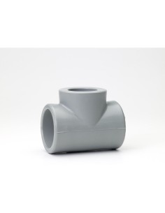 PPR 63mm Welding Union Tee Socket Grey NIRON PREMIUM