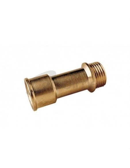 Allungamento rettilineo monoblocco ottone cromato 1/2" 100 mm