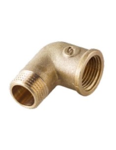 Codo latón DZR 90° macho-hembra 1 1/4" BSPP