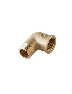 Codo latón DZR 90° macho-hembra 1 1/4" BSPP 2
