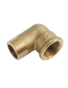 Codo latón DZR 90 grados 1/2 pulgada rosca BSPP