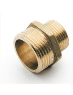 DZR Brass Reducer Coupling 2x2 1/2" Male Thread