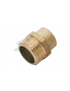Male copper pipe fitting 15x3/4
