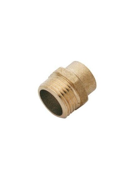 Male copper junction 18mm threaded outlet 1/2