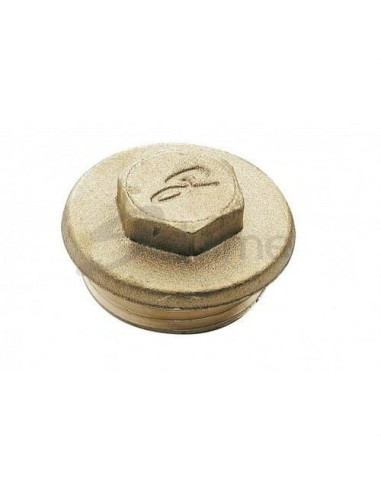 Tapa macho latão DZR 2" rosca BSPP-G