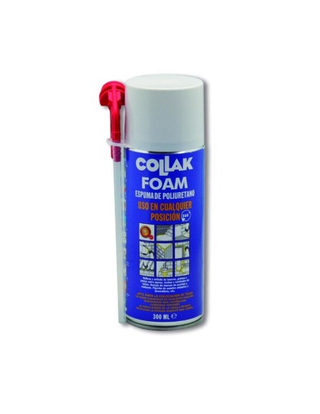 Multipurpose polyurethane foam 300 ml with nozzle and gloves