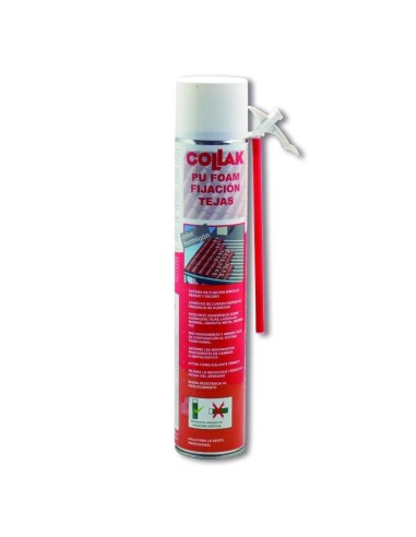 Mousse polyuréthane 750 ml canon fixation tuiles