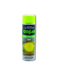 Spray marqueur jaune fluorescent 500 ml