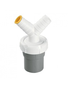 PVC Mixed Link A122 Double Auxiliary Socket 40mm