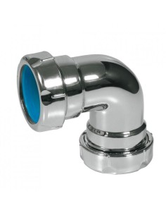 Coudé fileté 2 sorties 1.1/4" ABS chromé