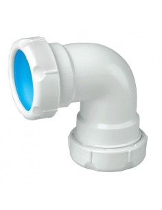 Smooth pipe elbow 1.1/4" in PVC