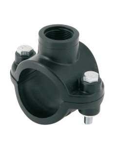 PE 25 mm to 25-1/2" thread transition collar polypropylene