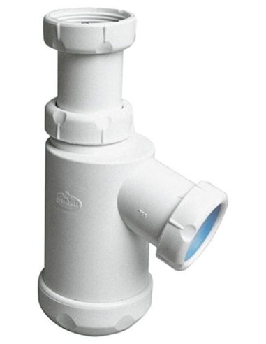Extendable bottle trap S-29 angled outlet 1.1/4