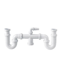 Double curved extensible S30 adjustable siphon 1.1/2 007028