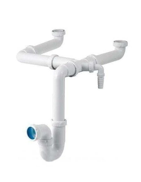 Doppelter Siphon S307 1 1/2" für Spüle