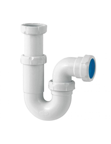 Extensible curved siphon S31 horizontal 1 1/2