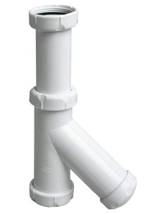 Extendable vertical siphon 1.1/2" for pedestal sink
