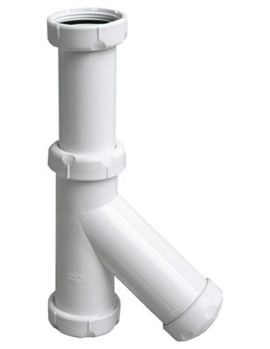 Siphon vertical extensible 1 1/2" pour lavabo sur pied