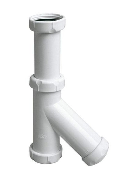 Siphon vertical extensible 1 1/2" pour lavabo sur pied