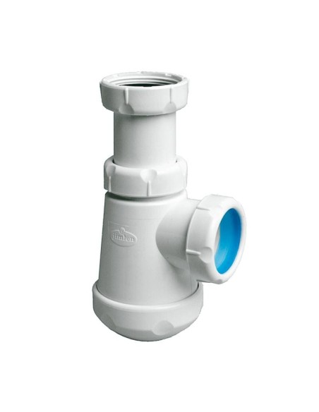 Short extendable horizontal bottle trap 1.1/4