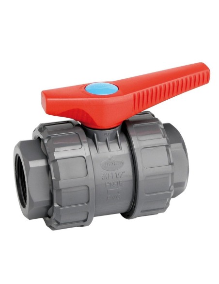Disassemblable PVC globe valve 1.1/2" female thread