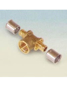 Te H EasyPress 25x3/4" para tuberías