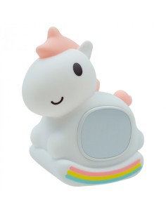 Rechargeable LED RGB Night Light with Unicorn Clock