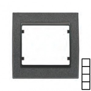 Marco 4 elementos vertical NEGRO ÉBANO COSSO BJC 22104-NEC