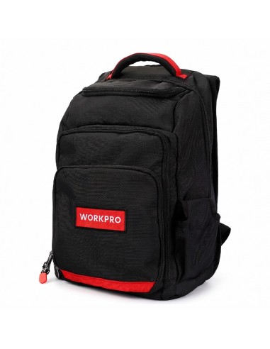 Black Polyester 1680D Tool Backpack 18 Pockets