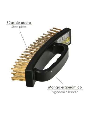 Manual soldering brush with protector