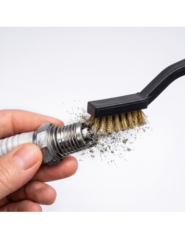 Fine spark plug brush 18 cm