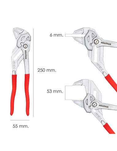 Adjustable pliers DIN 8976 250 mm