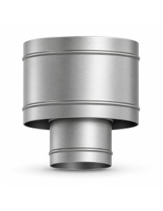 Non-return exogalvanized terminal Ø 100 mm